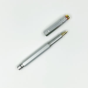 rOtring 600 Newton SILVER Fountain Pen [銀色] 墨水筆 ~ 18-Carat Gold Nib